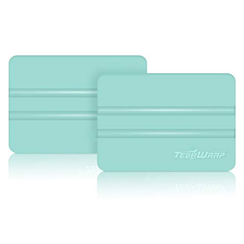 TECKWRAP Craft Mint Squeegee Vinyl Scraper Decal Applicator Tool 2pcs/Pack TECKWRAP