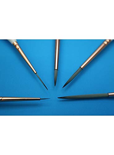 Mont Marte Liner Brush Set for Painting, 5 Piece Detailed Art Brushes with Wood Handle MONT MARTE