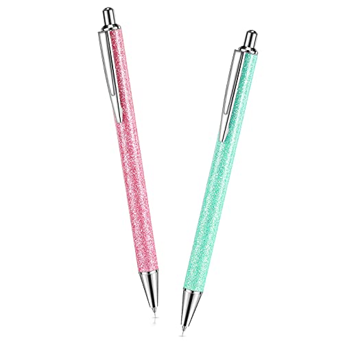2 Pieces Weeding Pen Vinyl Pen Pin Weeding Tool Fine Point Weeding Tool Glitter Metal Vinyl Air Release or Car Puncturing Installation Retractable Epakh