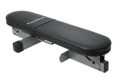 POWERBLOCK Travel Bench, Workout Bench, Folds Up for Easy Storage, Innovative Workout Equipment, Home & Commercial Gyms, Comfortable High Density POWERBLOCK