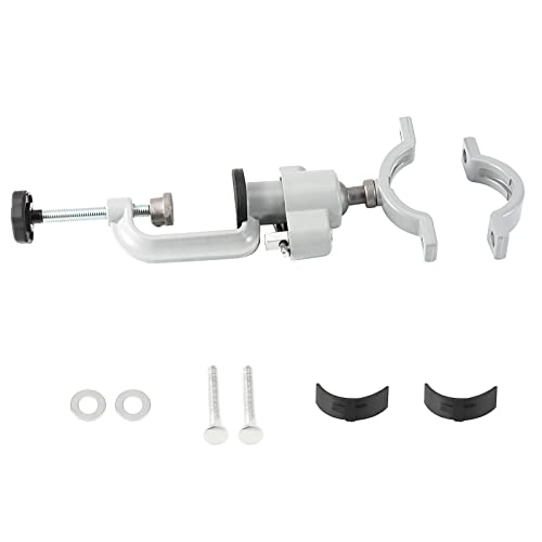 MAHIONG 2 Packs 2 Inch Bench Clamp Vise Grinder Holder, 360 Degree Aluminium Alloy Electric Universal Stand Holder Table Clamp Vise for Woodworking MAHIONG