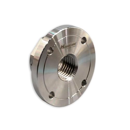 Hurricane Turning Tools, 3" Steel Faceplate For Wood Lathe, 1" x 8 TPI Hurricane Turning Tools
