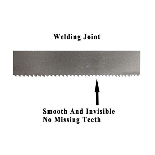 Imachinist S9351214 Metal Cutting Bi-Metal Band Saw Blades 93-1/2" X 1/2" X 14tpi Imachinist