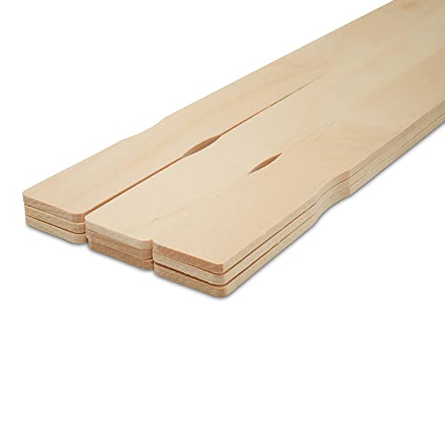 Wood Paint Sticks 16 inch, Pack of 25 Paint Stir Sticks, Jumbo Craft Sticks, Unfinished Wooden Sticks for Crafts, by Woodpeckers Woodpeckers