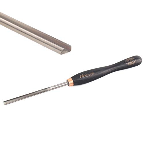 Hurricane Turning Tools, HTT-236RAZW, M42 Cryo, 3/8" Spindle Gouge for Woodturning Hurricane Turning Tools