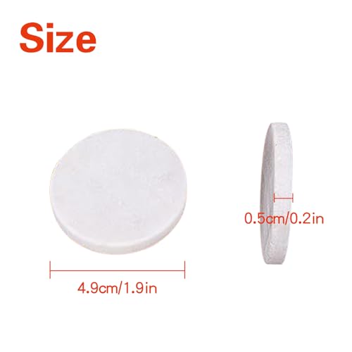 2inch White Round Painting Rocks, DIY Flat Stones for Painting, Hand Picked Natural Smooth Rocks for Arts Crafts Decoration Party Home, 25pcs SnowTing