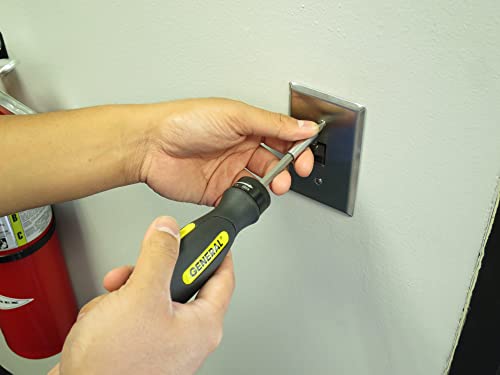 General Tools 14 piece 4-In-1 Multi-Purpose Screwdriver/Saw Set #86014, Compact and Portable For Camping, Car, Home - WoodArtSupply