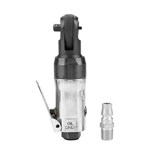 Square Drive Pneumatic Wrench Straight Shank Air Ratchet Wrench for Machinery Manufacturing and Automotive Industries(3/8") FTVOGUE