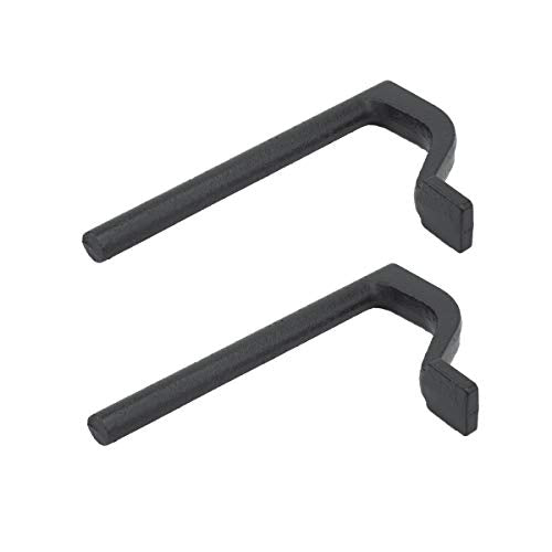POWERTEC 71528 8 inch Workbench Holdfast Woodworking Bench Dog Hole Clamps, Hold Down Clamps for 3/4" bench dog hole, 2 pack POWERTEC