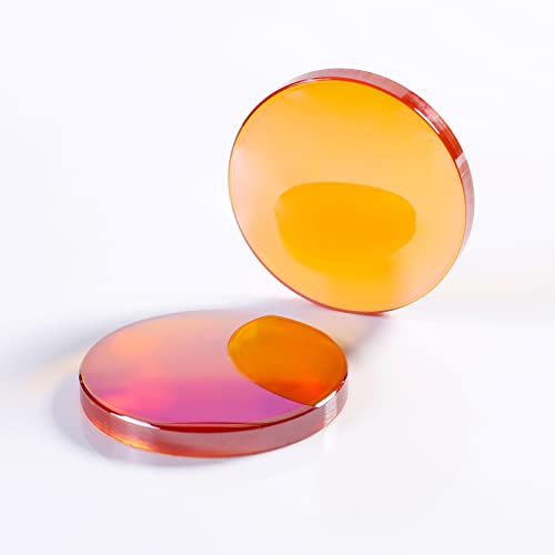 CNCOLETECH 18mm CO2 Laser Lens, Laser Mirror PVD ZnSe Focus Lens 38.1mm / 1.5" Focal for CO2 Laser Engraver Cutting Cutter CNCOLETECH