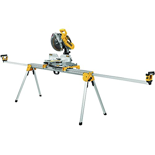 DEWALT Miter Saw Stand, Heavy Duty, 500 lb. Capacity, Portable with Leg Locks (DWX723),Silver DEWALT