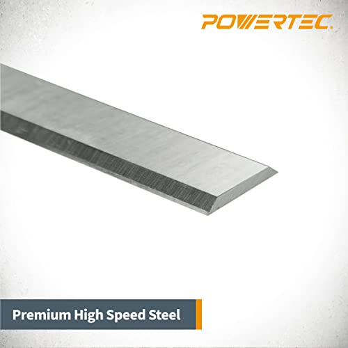 POWERTEC 12 Inch Planer Blades for Craftsman 21722, 21780, Harbor Freight Central Machinery Surface Planer 95082 Planer, Replacement for Craftsman POWERTEC