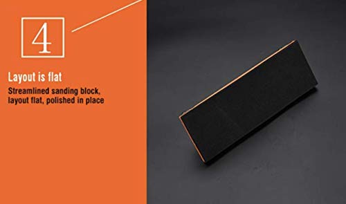 Edward Tools Hand Sander with Sandpaper Clamp - For Drywall, Wood, Floor - 9 1/4” by 3 1/4” - Ergo Contour Handle - For Use with standard 11 1/4” Edward Tools