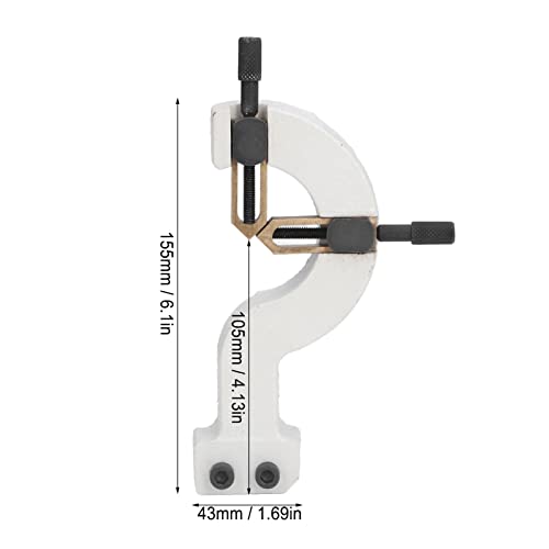 Garosa Lathe Stabilizer Lathe Rest Steady Lathe Wood Turning Tool Accessory Cast Iron Copper for WM‑210 8x16in Centre Frame Mini Lathe Machine Center Garosa
