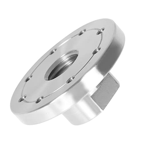 Timunr Lathe Faceplate 3 Inch Steel Wood Lathe Face Plate Fit for 1 Inch x 8 Tpi Spindle Lathe Processing (without Screwchuck) Timunr