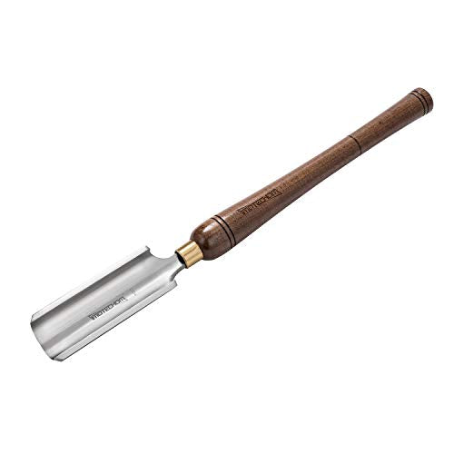 IMOTECHOM 2-Inches HSS Roughing Gouge Lathe Chisel Wood Turning Tools with Round Plastic Box and Hanging Bag IMOTECHOM