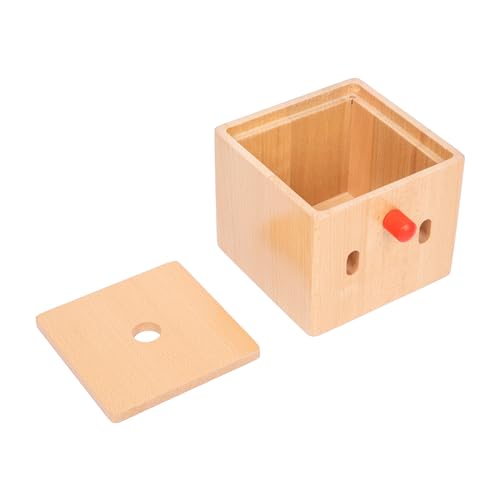 Adena Montessori Baby Full Wood Tissue Box Infant Toys for 6-12 Months Baby Adena Montessori