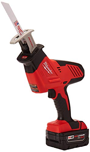 Milwaukee 2625-21 M18 18V Hackzall Cordless One-Handed Reciprocating Saw Kit Milwaukee