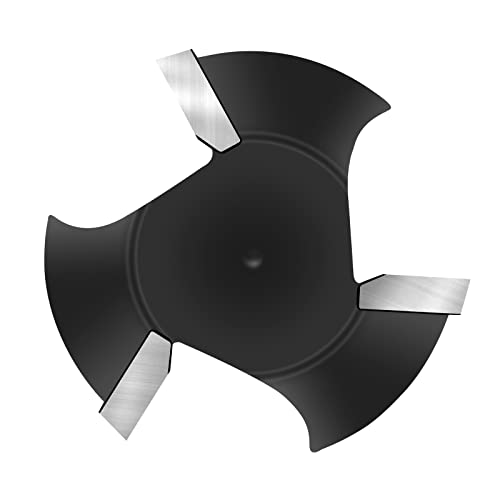 CNC Spoilboard Surfacing Router Bit 1/4 inch Shank, Extra Large 1-1/4 inch Cutting Diameter, Slab Flattening Router Bit Planing Bit Wood Planing Bit BINSTAK