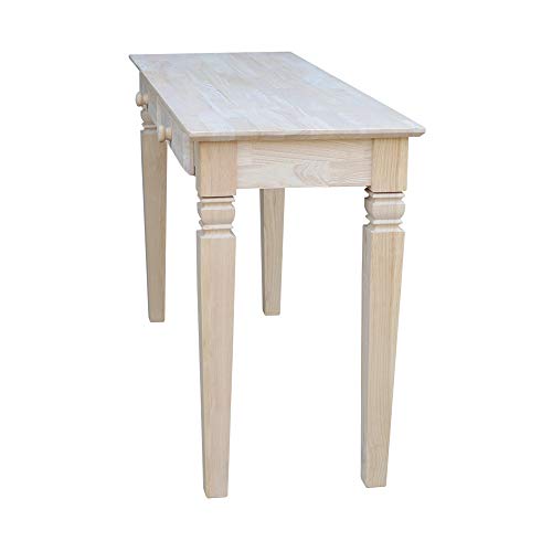 International Concepts Java Sofa Table with 2 Drawers, Unfinished IC International Concepts