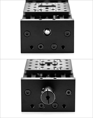 QWORK 4080U Z-axis Screw Slide Table Linear Actuator Kit, 7-7/8" High Precision Linear Module for Engraving Machines, Laser Printers, 3D Printer and QWORK