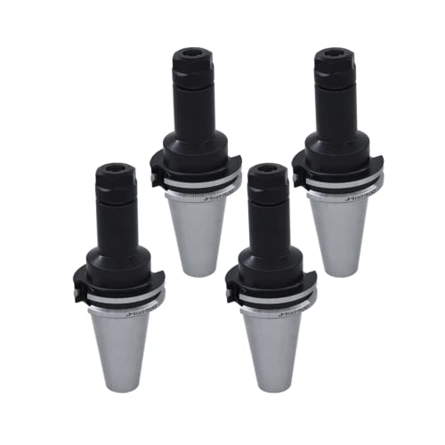 4Pcs CAT40 Tool Holder ER16 Collet Chuck Set length 4"/100mm Chuck Tool Holder Set Mill Holder for CNC Engraving Machine Milling Lathe(4Pcs findmall