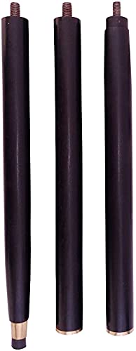 FYNJREX brass walking cane vintage wooden walking stick for women and men black shaft silver brass handle halloween costume cane steampunk knob gift FYNJREX