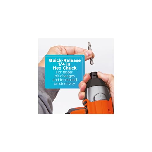 BLACK+DECKER 20V MAX Cordless Drill and Impact Driver, Power Tool Combo Kit with Battery and Charger (BD2KITCDDI) BLACK+DECKER