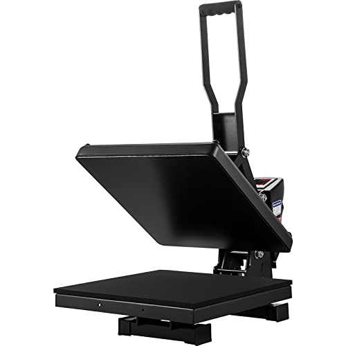 VEVOR Heat Press, 15x15 Power Heat Press Machine, Fast Heating, High Pressure Heat Press Machine for T-Shirt, Digital Industrial Sublimation Printer VEVOR