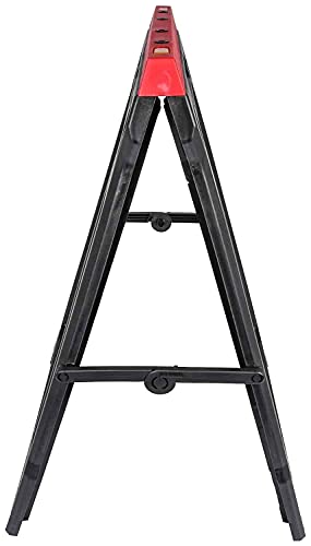 JEGS Folding Sawhorse | 350 LBS Capacity | Sturdy Weather-Resistant Polypropylene | Dimensions: 21 Inches Long x 1.75 Inches Wide x 30 Inches High | JEGS