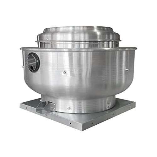 FICBXRA Restaurant Hood Grease Rated Exhaust Fan- Truck Exhaust Fan High-Exhaust Fan Speed Direct Drive Centrifugal Upblast Exhaust Fan 0.5HP 110 FICBXRA