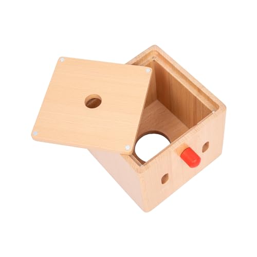 Adena Montessori Baby Full Wood Tissue Box Infant Toys for 6-12 Months Baby Adena Montessori