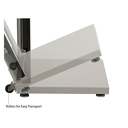 Salter Brecknell BLHS302121-660L HS-300 Physician Scale, Mild Steel with Durable Powder Coated White Finish Brecknell