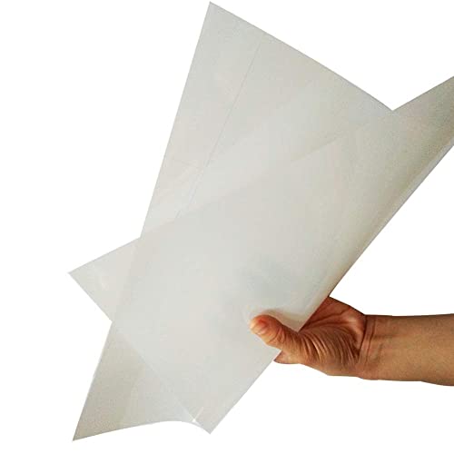 12pcs 6mil Blank Stencil Material, 12 x 12inch, Milky Translucent- Make Your own Stencil Arzok