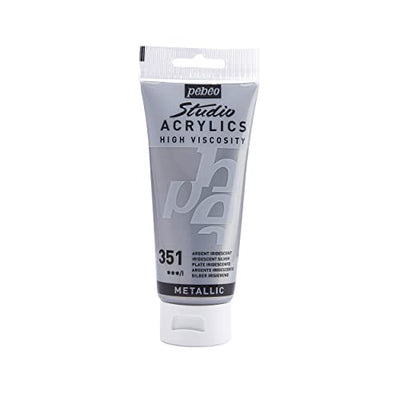 Pebeo - Acrylic Fine Studio Acrylics - Silver - Silver 100ml/3.38oz