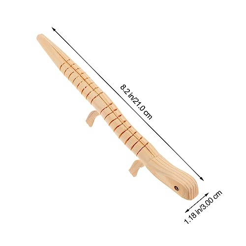 Wooden Crafts to Paint Unfinished Wooden Wiggly Lizard 10pcs Jointed Flexible Wooden Lizard Animal Model Crafts for Birthday Party Supply Wood Lizard ibasenice