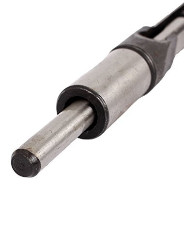 uxcell Square Hole Drill Bit, 1/2" High-Carbon Steel Hollow Chisel Mortise Power Tool for Woodworking 2 Pcs (Silver & Black) uxcell