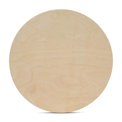Wood Circles 17 inch 1/2 inch Thick, Unfinished Birch Plaques, Pack of 3 Wooden Circles for Crafts and Blank Sign Rounds, by Woodpeckers Woodpeckers