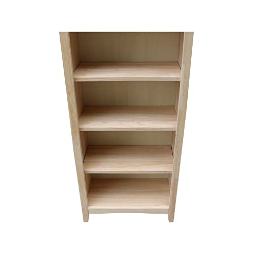 International Concepts Shaker Bookcase - 60 in H IC International Concepts