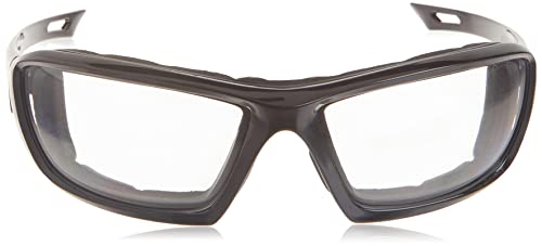 Radians XT1-11 Extremis Full Black Frame Safety Glasses with Clear Anti-Fog Lens Radians