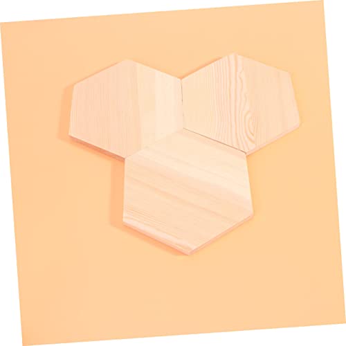 COHEALI 20 Pcs Unfinished Wood Cutout Shapes Ornament Kits for Kids Wood Cutouts for Crafts Unfinished Wood Cutouts Unfinished Wood Shapes Wood COHEALI