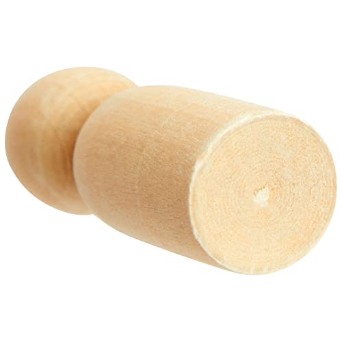 Wood Peg Dolls, Peg Doll Kit (2.4 in, 50-Pack) Bright Creations