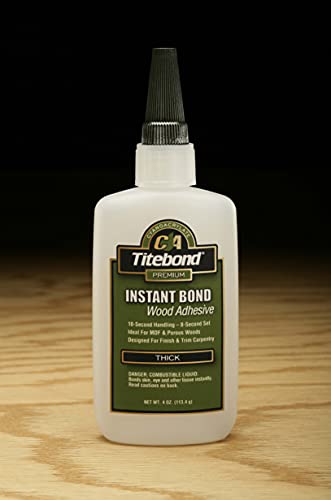 Titebond 4 Oz. Instant Bond Wood Adhesive Thick, 6222 Titebond