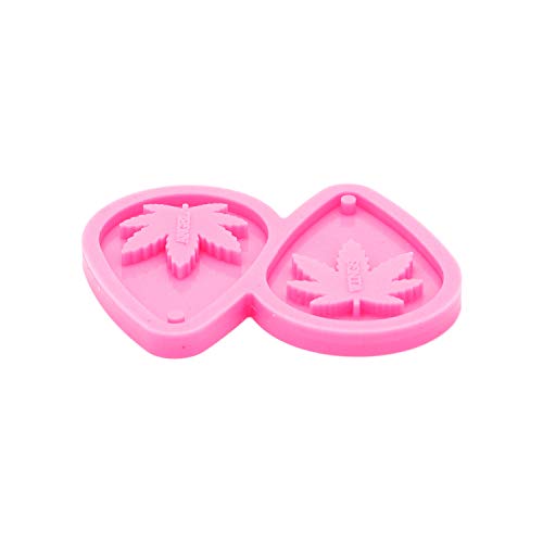 Small Leaf Shape Earring Silicone Molds for Making Resin Jewelry Epoxy Resin Molds Earring Jewelry Resin Silicone Casting Molds for DIY Women Angel Wings