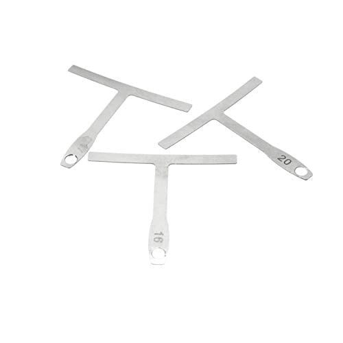 LGEGE UnderString Radius Gauge for Guitar and Bass Setup Bridge Saddle Adjustments Set of 9 Luthier Tools LGEGE