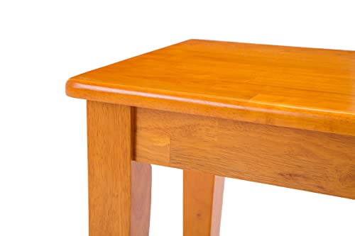 Boraam Shaker Bench, Oak 15 x 44 x 18 Boraam