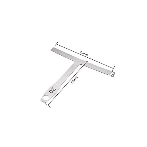 LGEGE UnderString Radius Gauge for Guitar and Bass Setup Bridge Saddle Adjustments Set of 9 Luthier Tools LGEGE