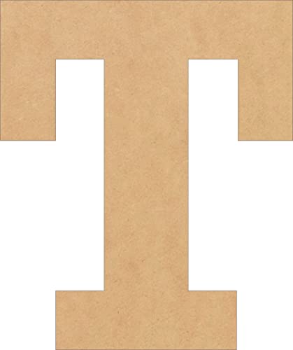 Wooden Letter 8 Inch Tall Unfinished Craft, Wood Letter T Blank Rockwell Block Font, Nursery Baby Decor Lettering NEXTCraft