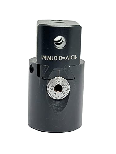 BLUEFOX Precision 30MM Boring Head | Hole Size 6MM Shank Boring Bars| Lathe Milling Machine Tools | Industrial Tool | 1 Div = 0.01 mm BLUEFOX TOOLS