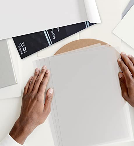 MyArtscape Tracing Paper Pad - 33lb - 9" x 12" - 100 Transparent Sheets - Artist Quality MyArtscape